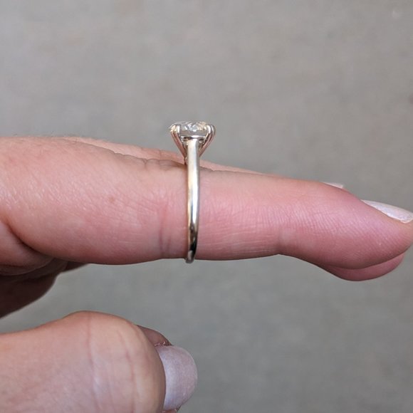 Portuguese Cut Engagement Ring size 7 - Picture 5 of 6